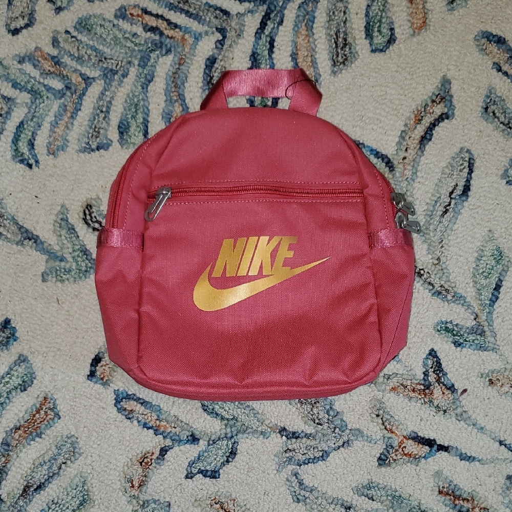 Nike Kids Rose Backpack with Gold Logo